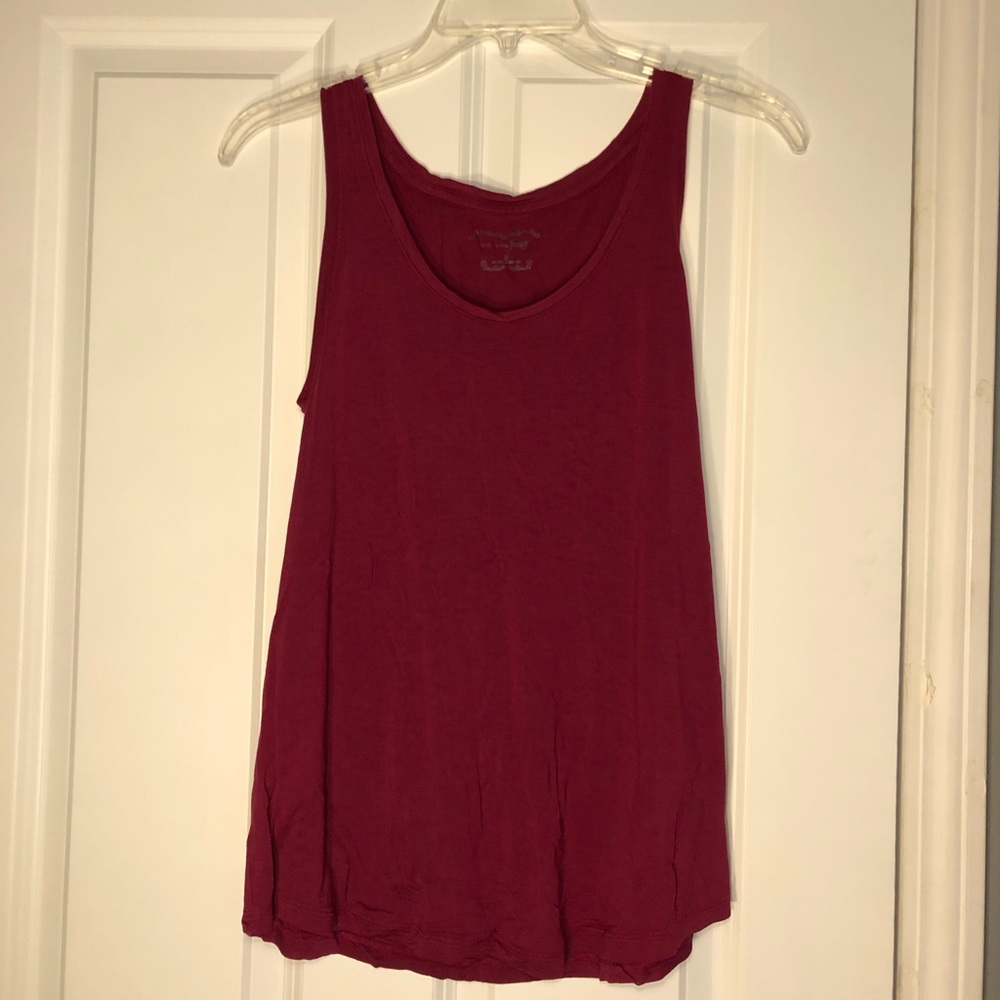 Dark pink tank top
